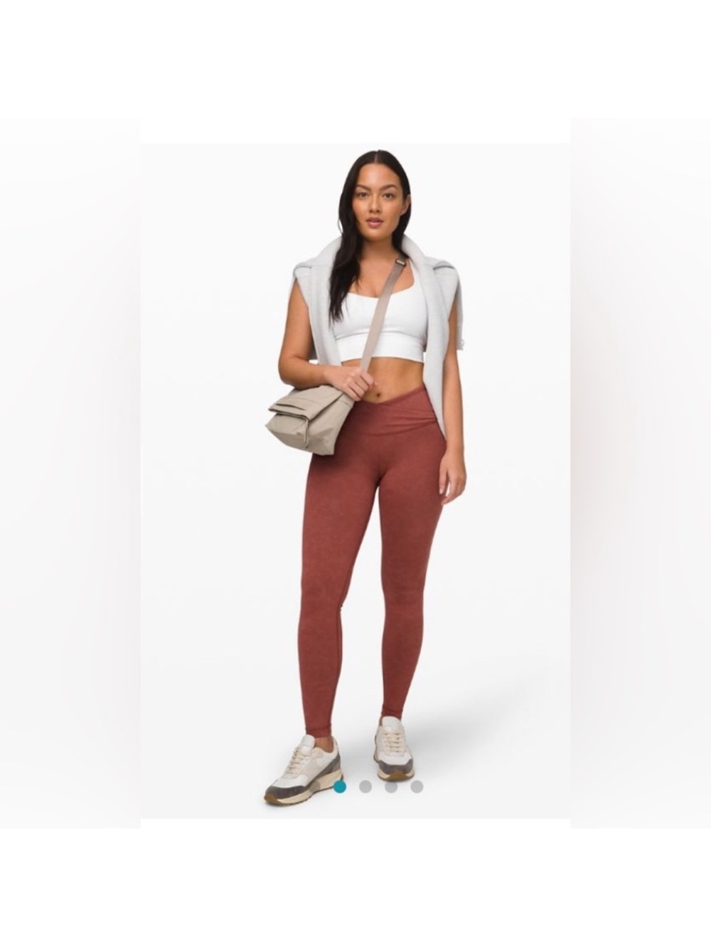 RARE Lululemon Wunder Under High-Rise Leggins 25” Sky Rust